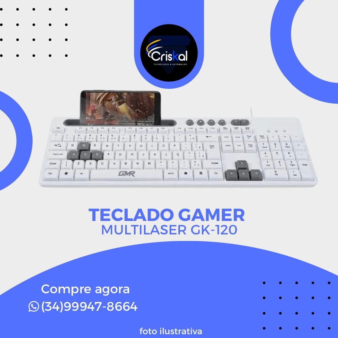 Teclado Gamer Multilaser GK - 120