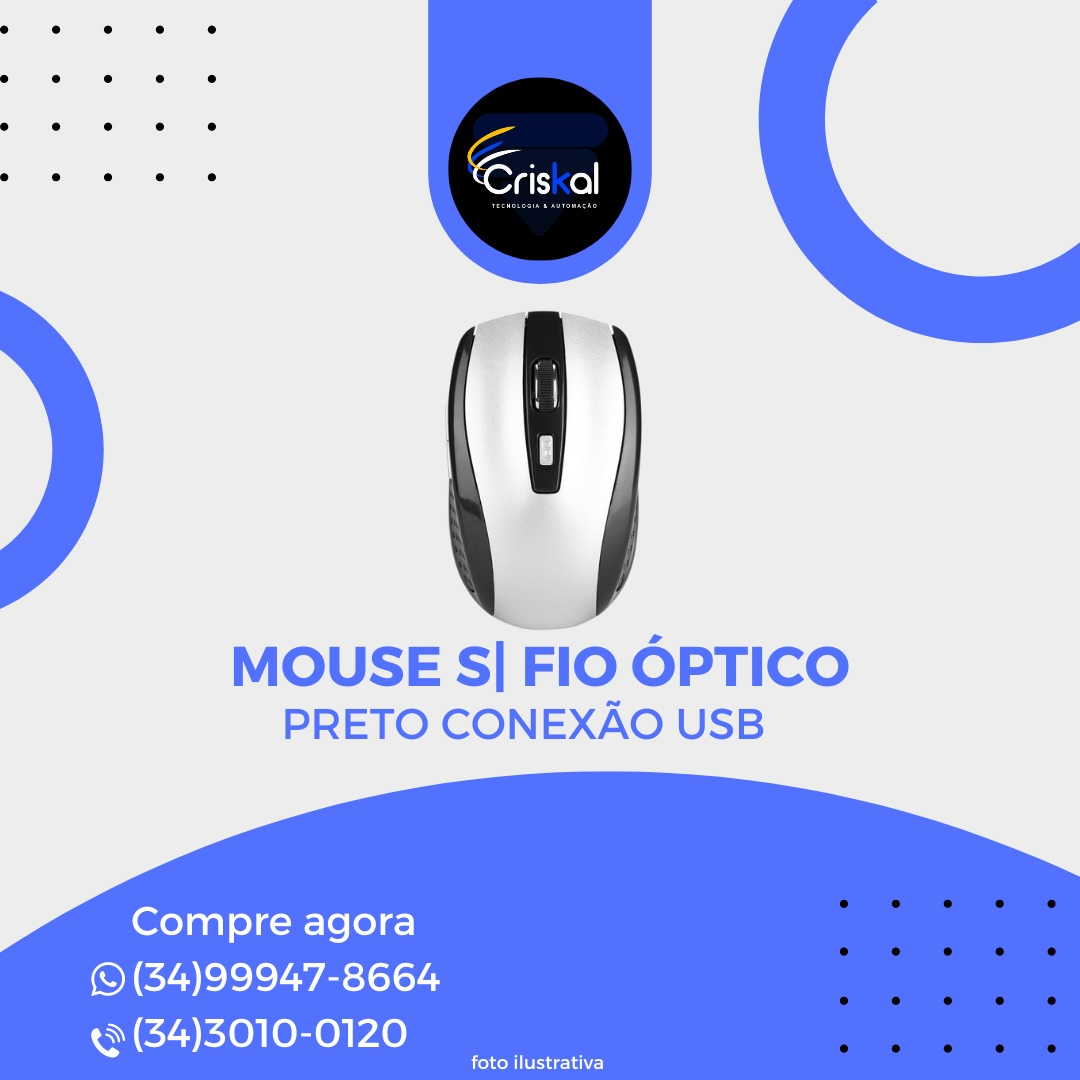 Untitled (4) Mouse s/fio Óptico Conexão USB